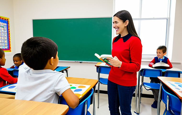 독서지도사 자격증 취득 후 해야 할 일 - "A reading specialist in a brightly lit classroom, working with a small group of elementary school c...